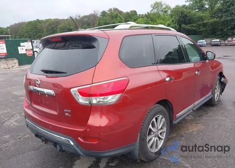 2013 Nissan Pathfinder Sl z USA, uszkodzony, nr VIN 5N1AR2MM3DC679832